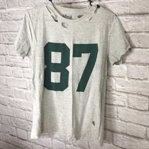 Jessie James Decker Kittenish Distressed Jersey T